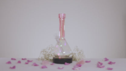 Queen of Bud Rose Quartz 12" Dual Use Waterpipe