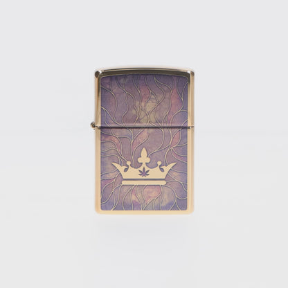 Queen of Bud Zippo - Amethyst