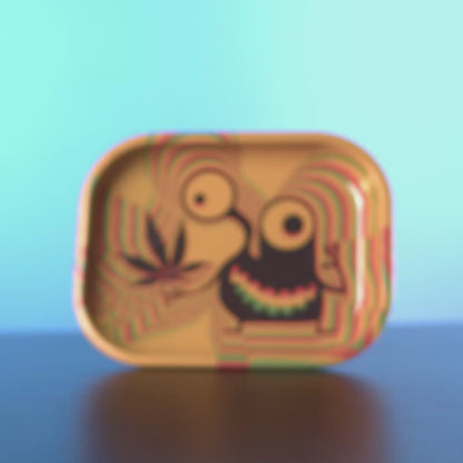 Puff Puff Pass Rolling Tray - Weed - Small