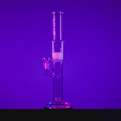 Hue Tower Water Pipe Clear - 17.75"