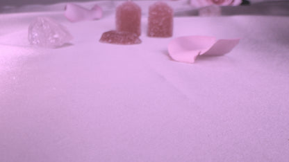 THC+CBD+CBG Rose Quartz Crystal Pink Lemonade Gummies