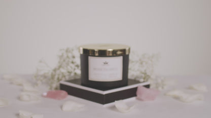 Queen of Bud Candle - Rose Quartz