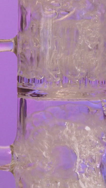Hue Jellyfish Water Pipe Clear - 13"