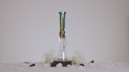 Queen of Bud Black Obsidian 14" Dual Use Waterpipe