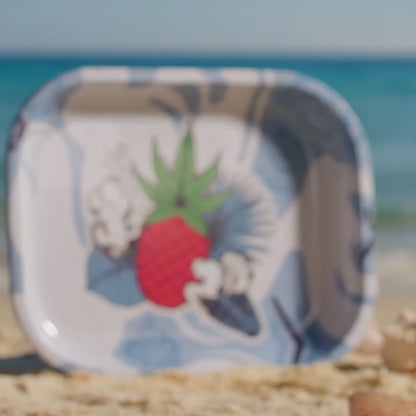 Cabana Cannabis Co Rolling Tray - Golden - Small