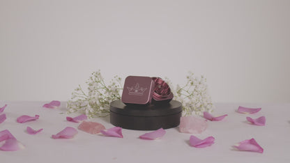 Queen of Bud 2 Stage Grinder Rose Quartz