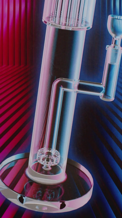 Hue Tower Water Pipe Clear - 17.75"