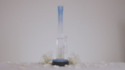 Queen of Bud Blue Topaz Special Edition Waterpipe - 18 in.