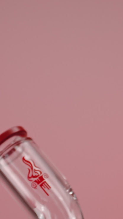 Dopezilla Titans Promethus Water Pipe Red 18 in.