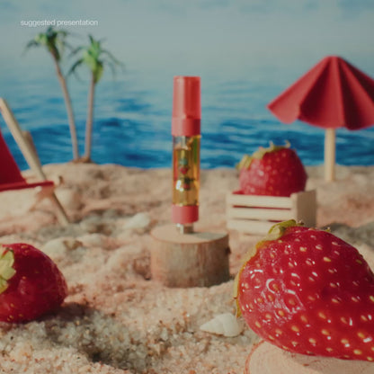 Sticky Strawberry Liquid Diamond Vape Cartridge