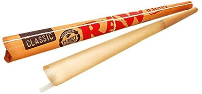 Raw Classic Natural Unrefined Pre-Rolled Lean Cones