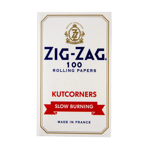 Zig Zag Kut Corners Slow Burn - White Rolling Papers