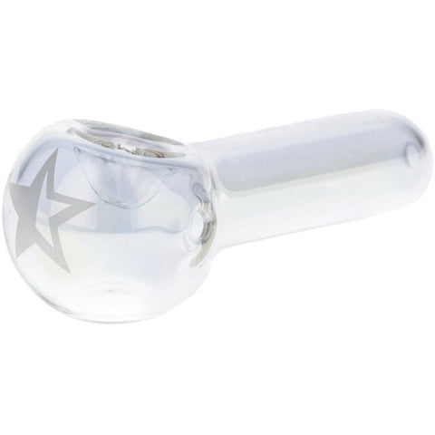 3" Crystal Fumed Spoon Hand Pipe - Clear