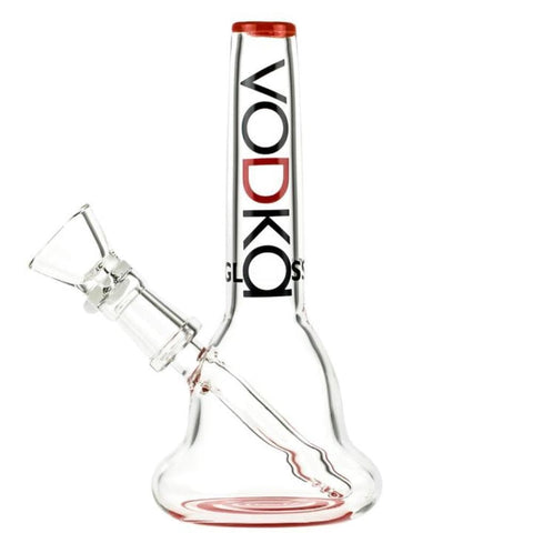 Vodka Glass 6.5'' Low Flamingo - Red Glass Bong