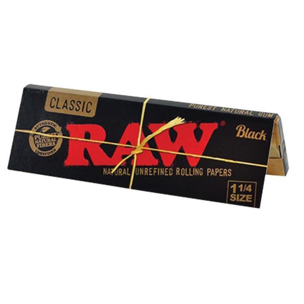 RAW Each RAW Black Classic [1 1/4] Rolling Papers Papers