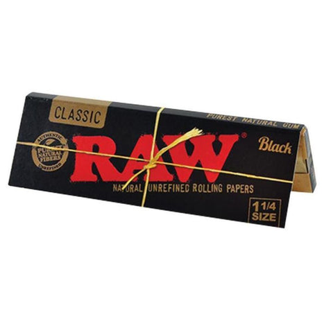 RAW Black Classic [1 1/4] Rolling Papers