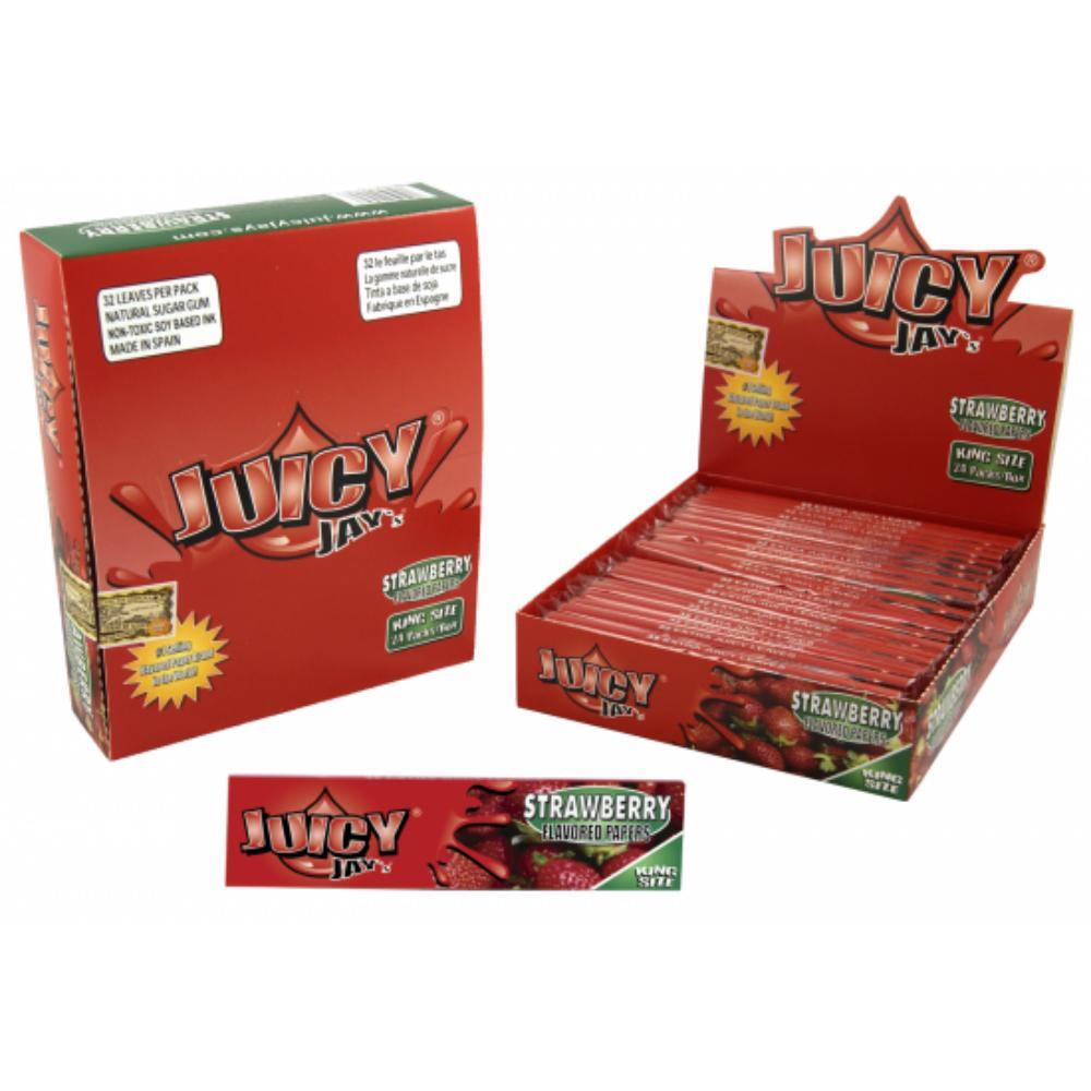 Juicy Jay's Strawberry - King Size Flavored Rolling Papers