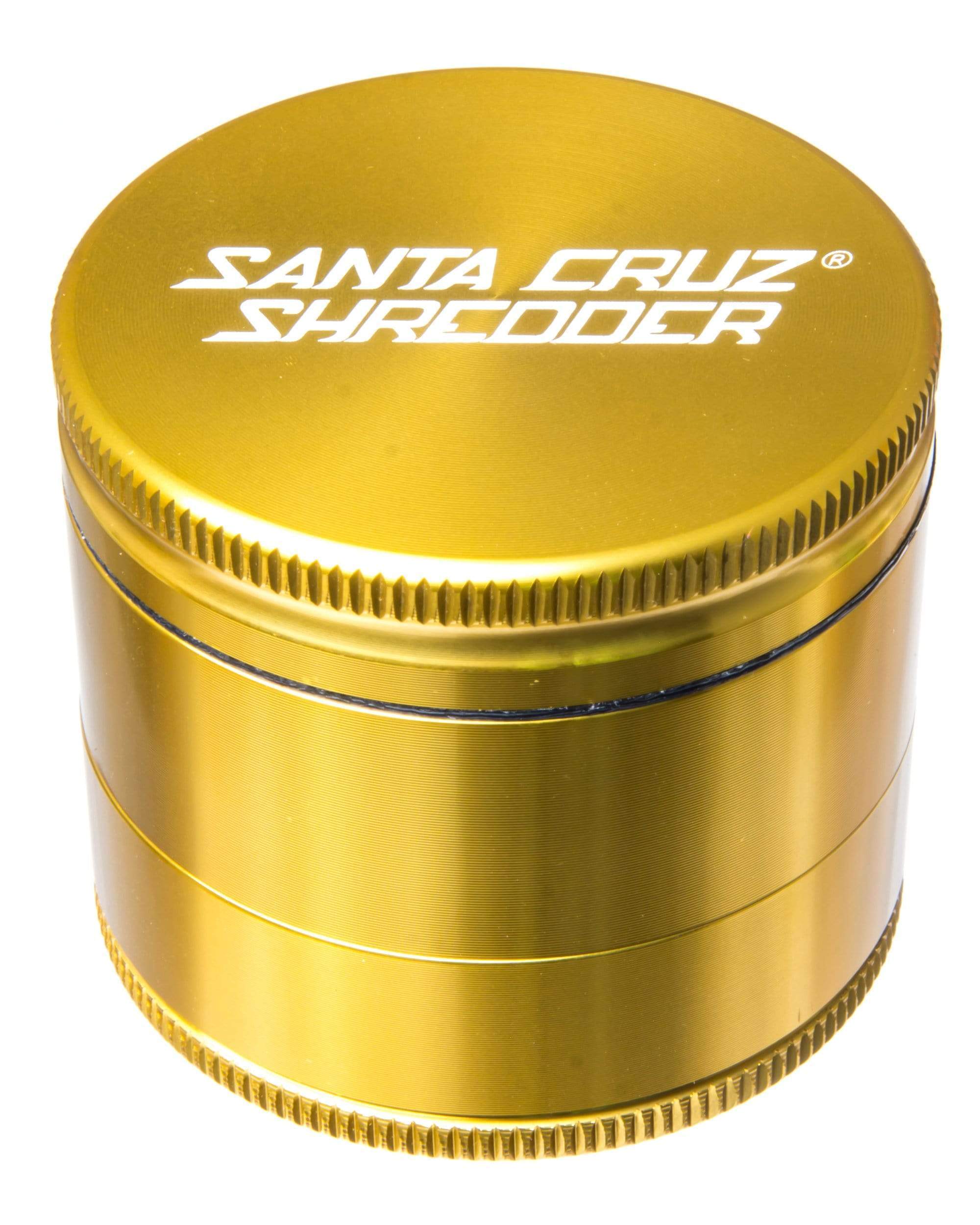 Santa Cruz Shredder Gold Medium 3 Piece Herb Grinder