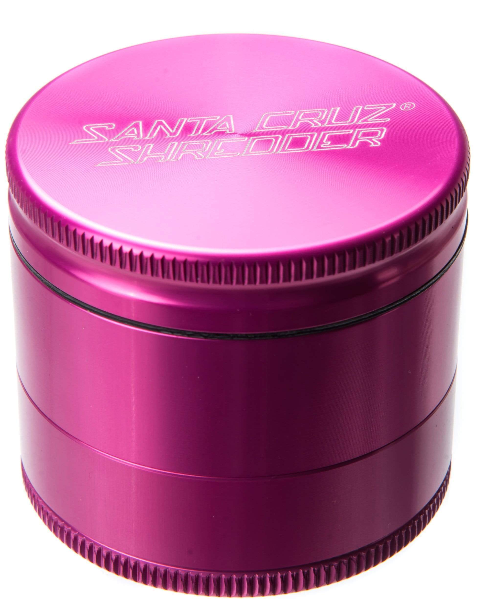Santa Cruz Shredder Pink Medium 3 Piece Herb Grinder grinder