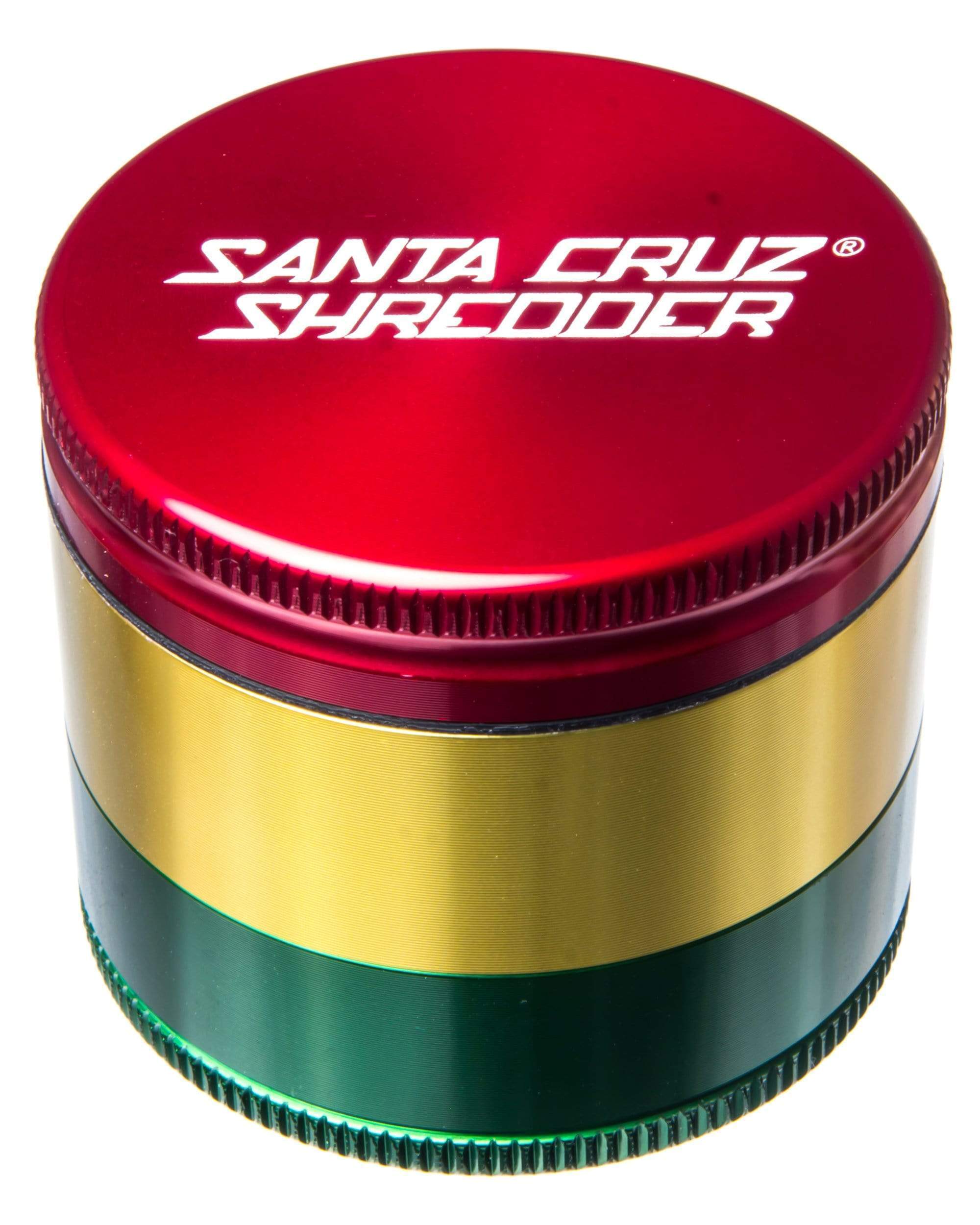 Santa Cruz Shredder Rasta Medium 3 Piece Herb Grinder