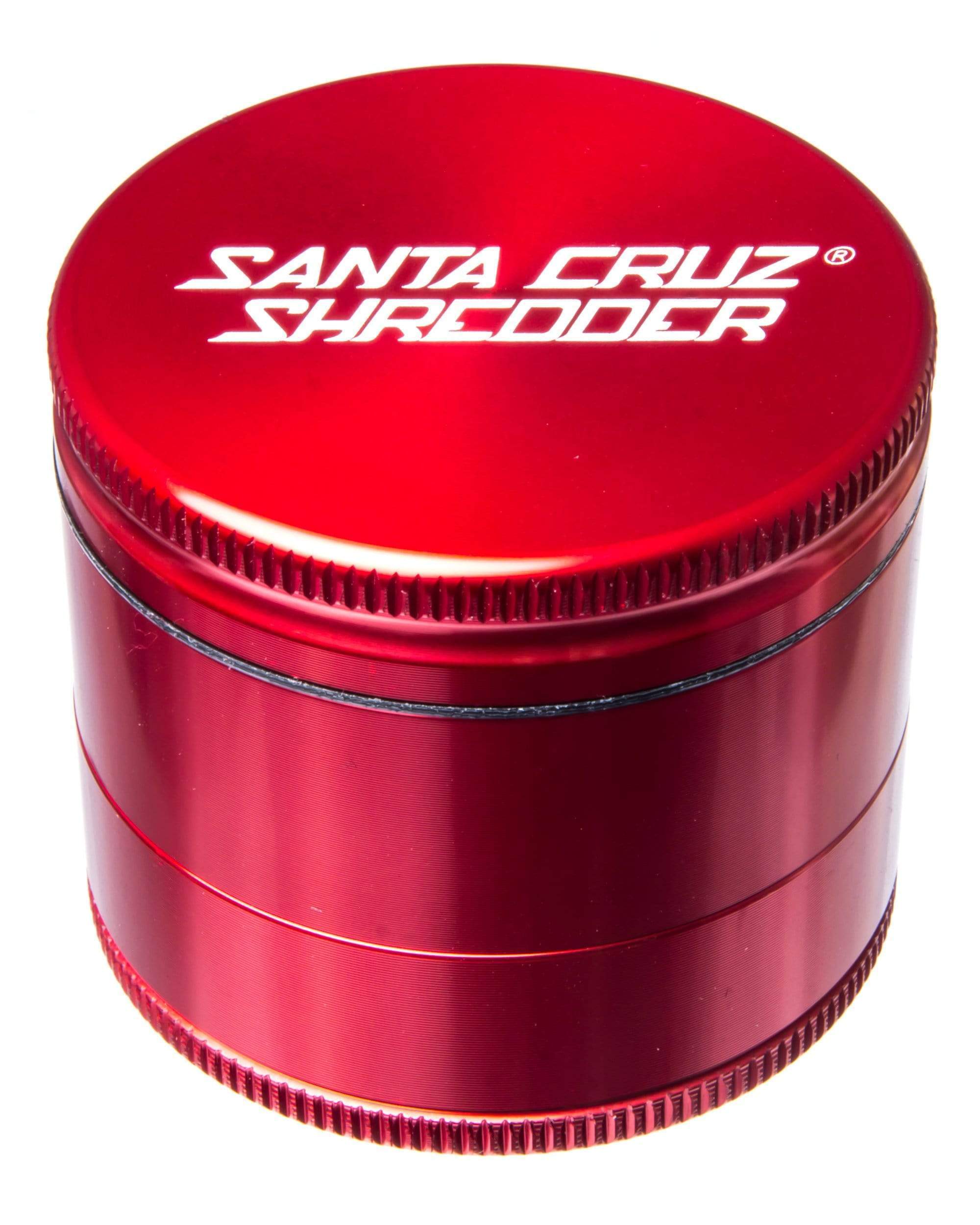 Santa Cruz Shredder Red Medium 3 Piece Herb Grinder