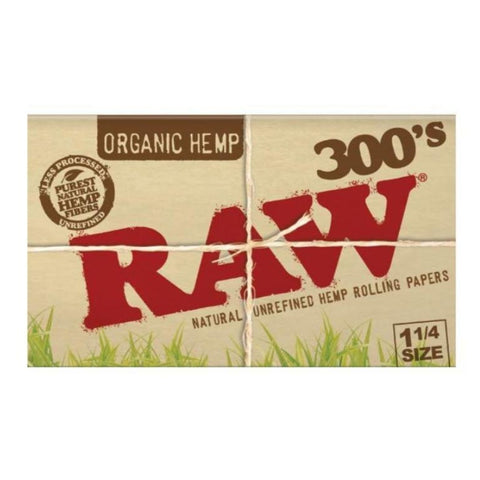 RAW Organic Hemp 300s Rolling Papers
