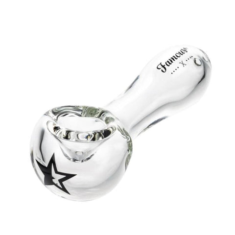 Famous X Spoon Pipe - Clear