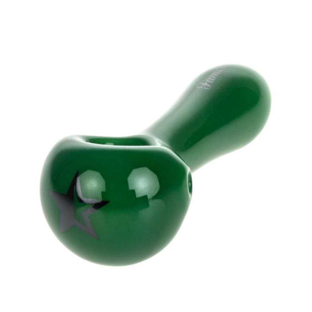 Famous X Spoon Pipe - Milky Jade