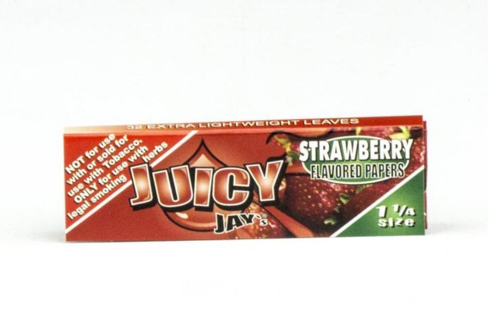 Juicy Jay's Strawberry Flavored Rolling Papers (1 1/4)